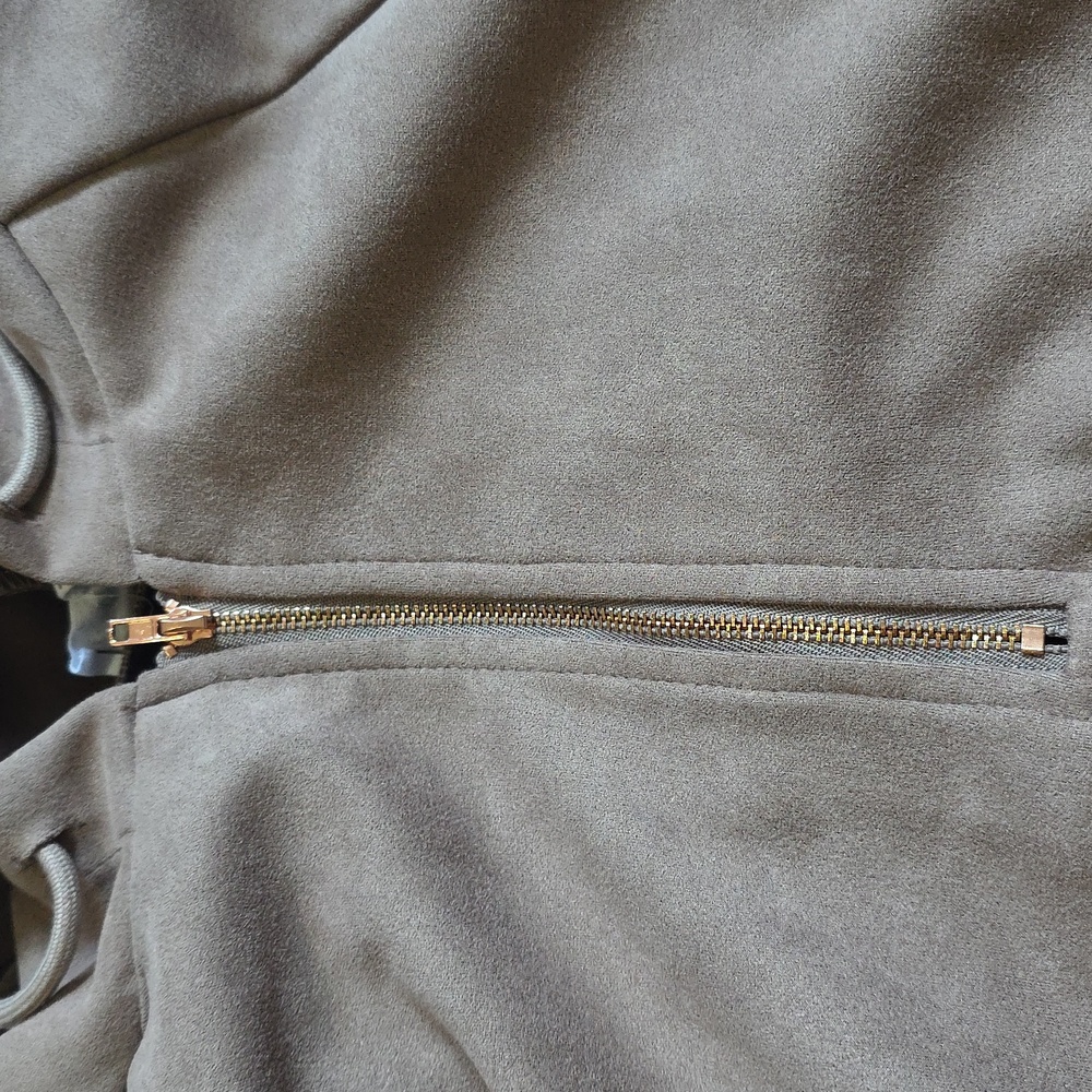 Macaron Brown Suede Jacket Medium - image 5